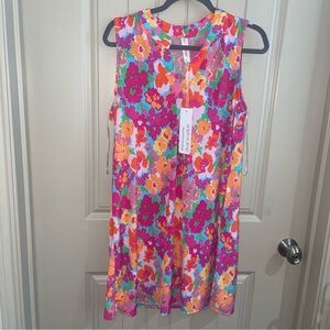 Scarlett Colorful Floral Midi Dress